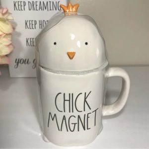 Rae Dunn Chick Magnet 16oz Mug with Topper